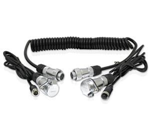 Elinz Heavy Duty Trailer Cable Coil and 4PIN Connectors