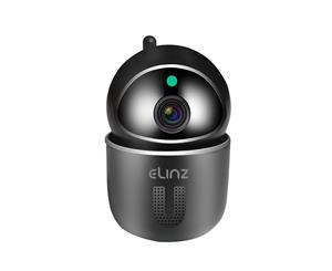 Elinz WiFi IP Security Camera Smart Auto Tracking HD Wireless Pan Tilt CCTV 1080P Black