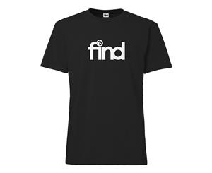 FIND T-Shirt 'Team Print' Small - ShirtBlack