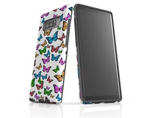 For Samsung Galaxy Note 8 Case Shielding Back Cover Colourful Butterflies