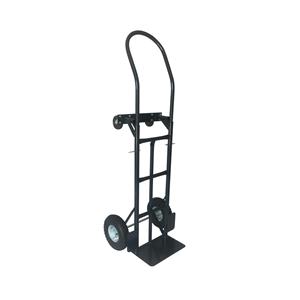 Hand Trolley 200kg Black Multipurpose Adjustable Upright Trolley
