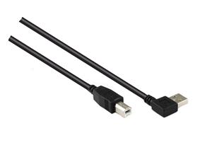 Konix 2M USB 2.0 Right Angle AM To BM Cable