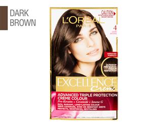 L'Oral Paris Excellence Crme Hair Colour - 4 Dark Brown