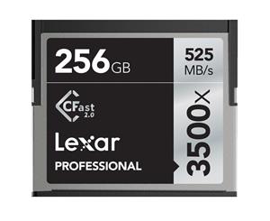 Lexar Professional 3500x 256GB CFast 2.0 CF Compact Flash Card - Upto 525MB/s LC256CRBAP3500
