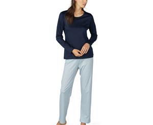 Mey Women 14953-408 Sonja Night Blue Spotted Cotton Pyjama Set