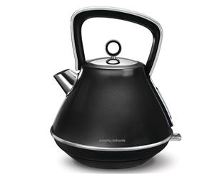 Morphy Richards Evoke Pyramid 1.5L BLK/Charcoal Stainless Steel Electric Kettle