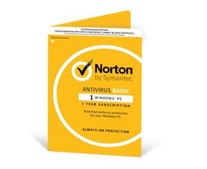 Norton Antivirus Basic 1.0  1 User 1 Device 1 Year OEM