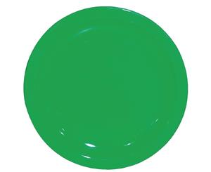 Pack of 12 Kristallon Polycarbonate Plates Green 172mm