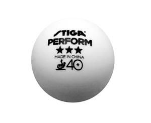 STIGA 3 Star Perform 40+ ABS ITTF Table Tennis Balls - 3 Pack