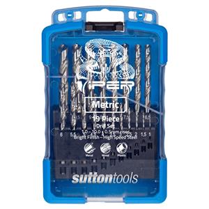 Sutton Tools Viper Metric Drill Set - 19 Piece