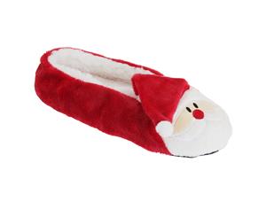Tootsies Womens/Ladies Luxurious Santa Slippers (Red) - SL570