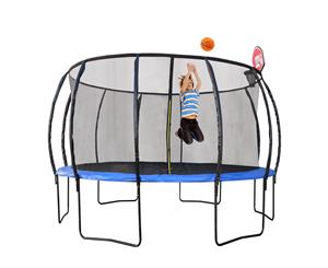 16ft Round Trampoline 488CM Safety Net Pad Cover Mat with FREE Basketball Set