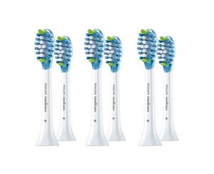 6pc Philips Sonicare AdaptiveClean Standard Soft Click On Toothbrush Head