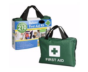 6x 210pcs Deluxe Emergency First Aid Kit Bulk