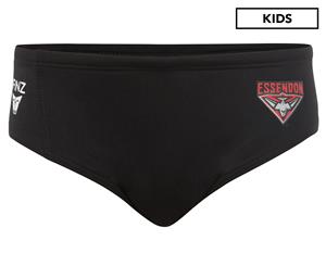 AFL Boys' Essendon Racer Swimwear - Black