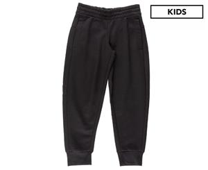 Adidas Girls' Essential Linear Trackpants / Tracksuit Pants - Black/White