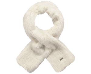 Barts Womens Holly Soft Fluffy Feel Faux Fur Winter Scarf - White