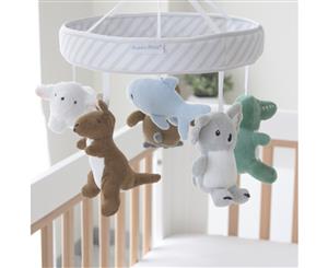 Bubba Blue Aussie Animals Musical Cot Mobile (with room thermometer)