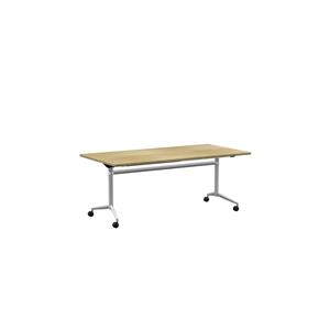 CeVello 1800 x 900mm White Frame And Oak Top Flip Table