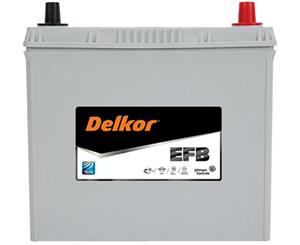 Delkor EFB SN55B24LEFB Sealed Car Battery for Nissan
