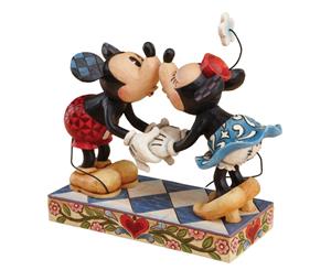 Disney Showcase Mickey and Minnie Mouse Kissing Figurine By Jim Shore 4013989