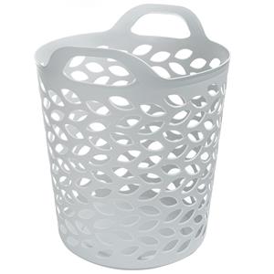 Ezy Storage 53L Clay Leaf Flexi Laundry Basket