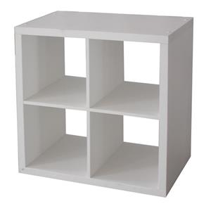 Flexi Storage Clever Cube 76 x 39 x 76cm 2x2 Cube Unit - White