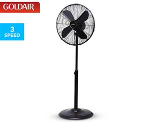 Goldair 40cm Metal Pedestal Fan - Matte Black