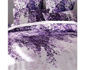 Josephine Purple Super King Size 3-Piece Quilt Cover Set