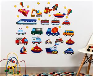 Kids' Wall Decal - Transport/Vehicles