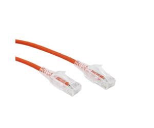 Konix 0.3M Slim CAT6 UTP Patch Cable LSZH in Orange