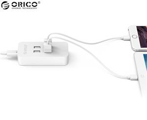Orico 20W 4-Port USB Smart Desktop Charger - White