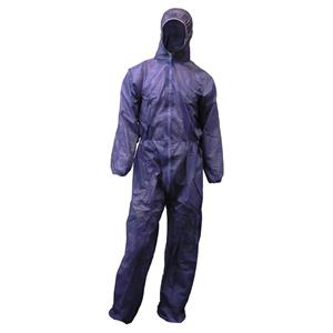 Protector Large Blue Disposable Overalls