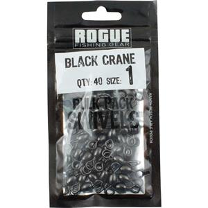 Rogue Black Crane Swivel 40 Pack