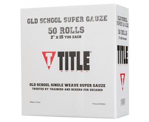 Title Boxing Old School Single Weave Super Gauze