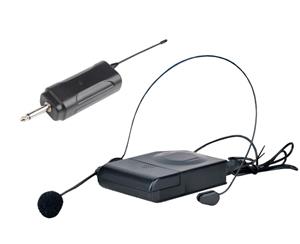 Wireless Headset Microphone Head Mic Vhf Mic 50-100M Range Tjp-L108
