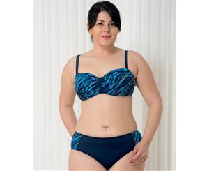 Aqua Perla - Womens -Deep Blue- Blue - Bikini Two Pieces- Plus size