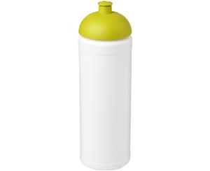 Baseline Plus 750Ml Dome Lid Sport Bottle With Grip (White/Lime Green) - PF2818