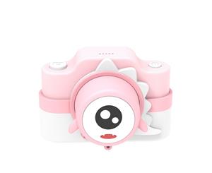 Catzon C26 Kids Camera + 32GB SD Card Mini Wifi Digital 24MP IPS Display for Birthday Christmas Gift-Pink