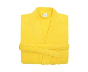 Comfy Unisex Co Bath Robe / Loungewear (Yellow) - RW2637