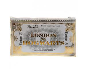 Harry Potter Official London To Hogwarts Ticket Pencil Case (Gold) - TA4253