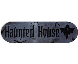Haunted House Foam Plaque