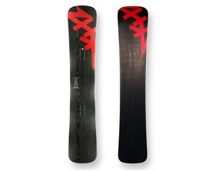 Matrix Snowboard Skitz Camber Sidewall Boarder Cross Wood /Red - 157cm - Black
