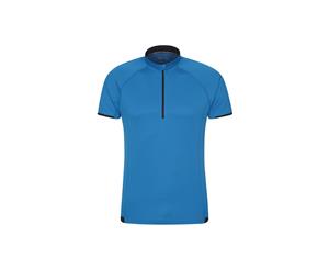Mountain Warehouse Men Cycle Short Sleeve Tee Tshirt - Blue