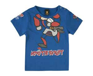 Newcastle Knights NRL Infant Mascot 'Novo the Knight' Tee T-Shirt Size 2