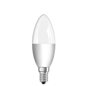 Osram 3.3W 250lm LED Classic Candle Shape Warm White E14 Frosted Globe