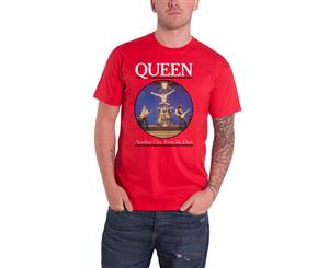 Queen T Shirt Another One Bites The Dust Band Logo Official Mens - Red