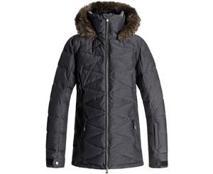 Roxy Clothing Womens/Ladies Quinn Waterproof Insulated Ski Jacket Coat - True Black