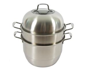 Stainless Steel Steamer Pot 2 Layers - 28cm | 32cm