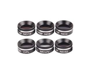 SunnyLife 6-pack Filters for DJI Mavic Air (UV/CPL/ND4/ND8/ND16/ND32)